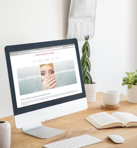 Zahnarztpraxis Hepp – Website, Responsive Webdesign